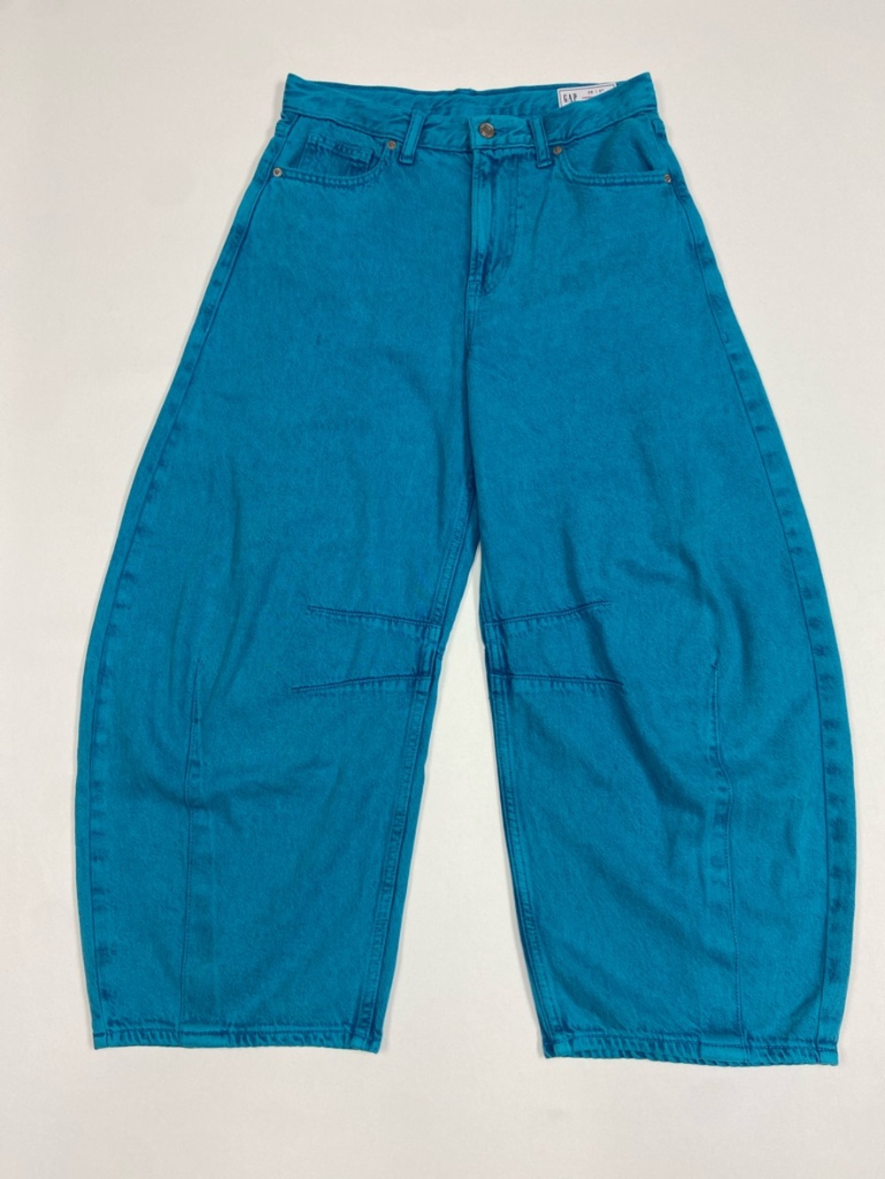 Barrel Jeans High Rise UltraSoft Horseshoe Jeans cyan blue Size 26 size 2P